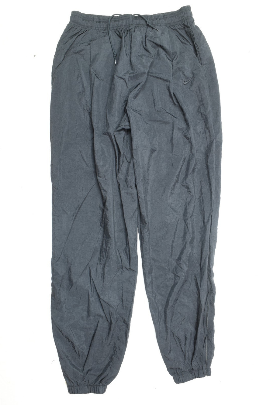 Vintage Nike Windbreaker Pants Mens Large Black Pull-On Lightweight Slim 90s